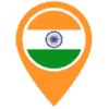 Indian location pin